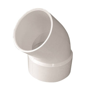 Genova 414196BC 400 Series 45 Degree Street Pipe Elbow, 6 in Hub Spigot