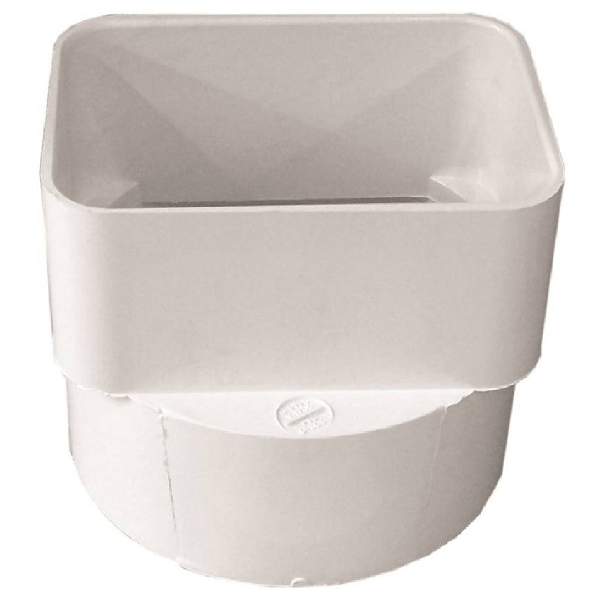 Genova 414434BC 400 Series Downspout Adapter, White