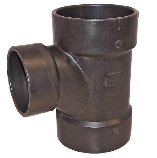 Genova 102136BC 800 Series Reducing Tee, 4 Inch x 4 Inch x 3 Inch