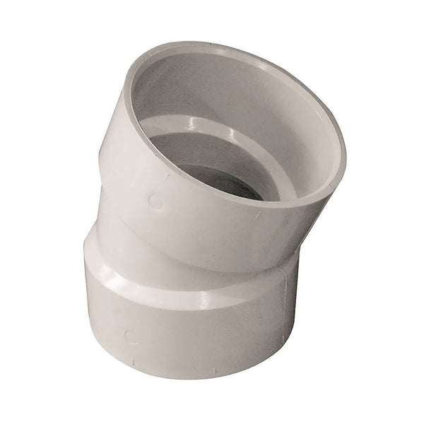 Genova 192553 22.5 Degree Drain Pipe Elbow, 3 Inch