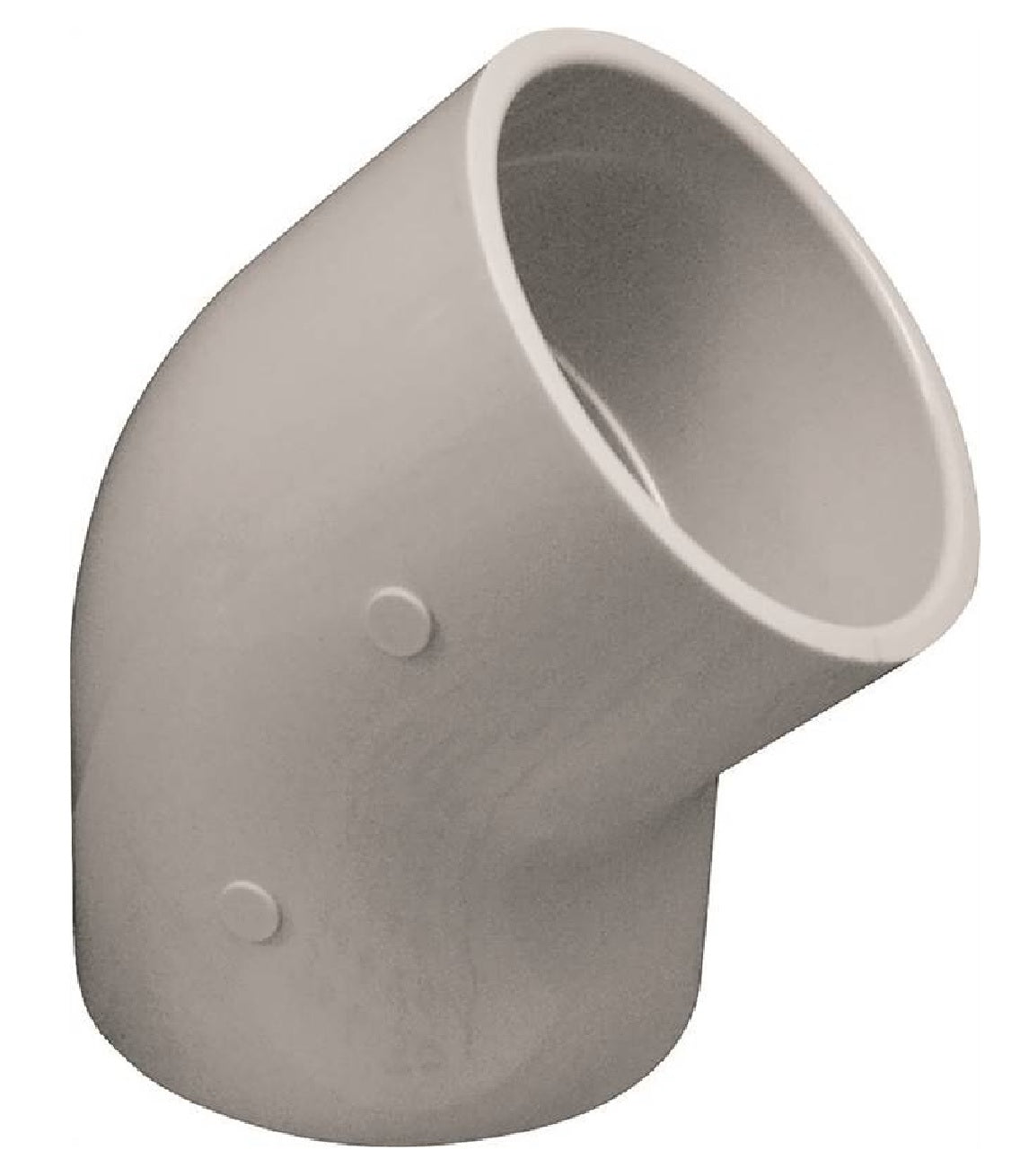 Genova 30630 45 Degree Pipe Elbow, 3 Inch, White