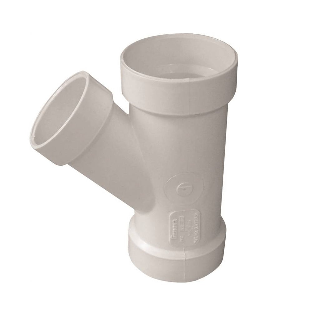 Genova 192328L Pipe Wye, 4 Inch x 4 Inch x 2 Inch