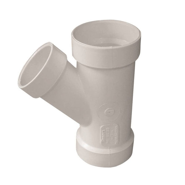 Genova 192328L Pipe Wye, 4 Inch x 4 Inch x 2 Inch