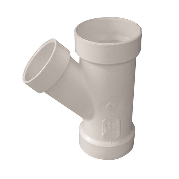 Genova 192326L Pipe Wye, 3 Inch x 3 Inch x 2 Inch