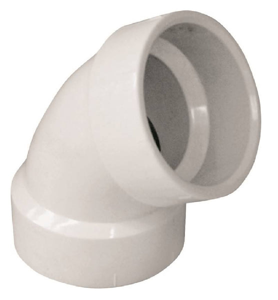Genova 192603L 700 Series 60 Degree Drain Pipe Elbow, 3 Inch Hub