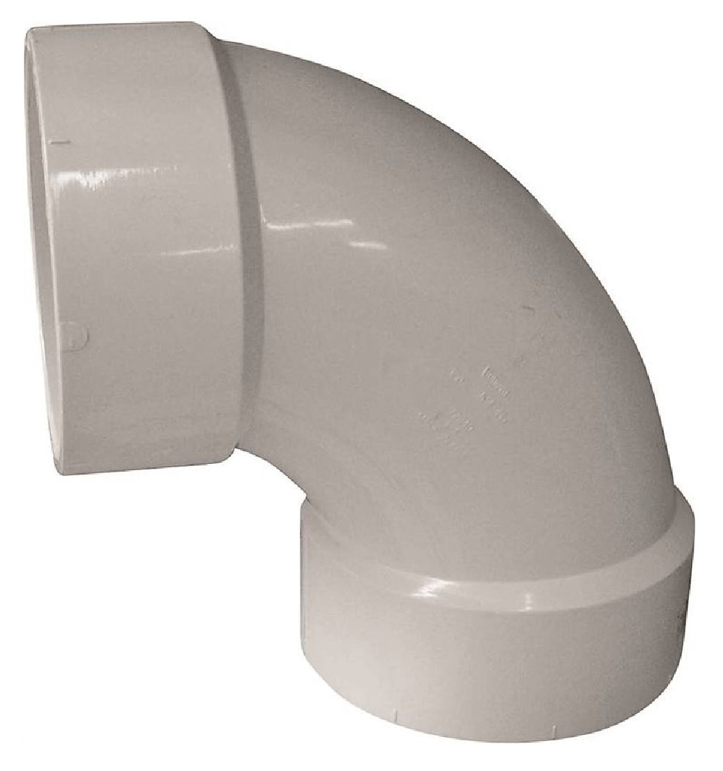 Genova 192254L 700 Series 90 Degree Drain Pipe Elbow, 4 Inch