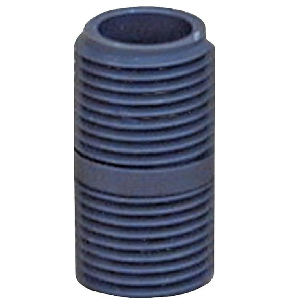 Genova P-12-CL PVC Schedule 80 Nipple, Gray