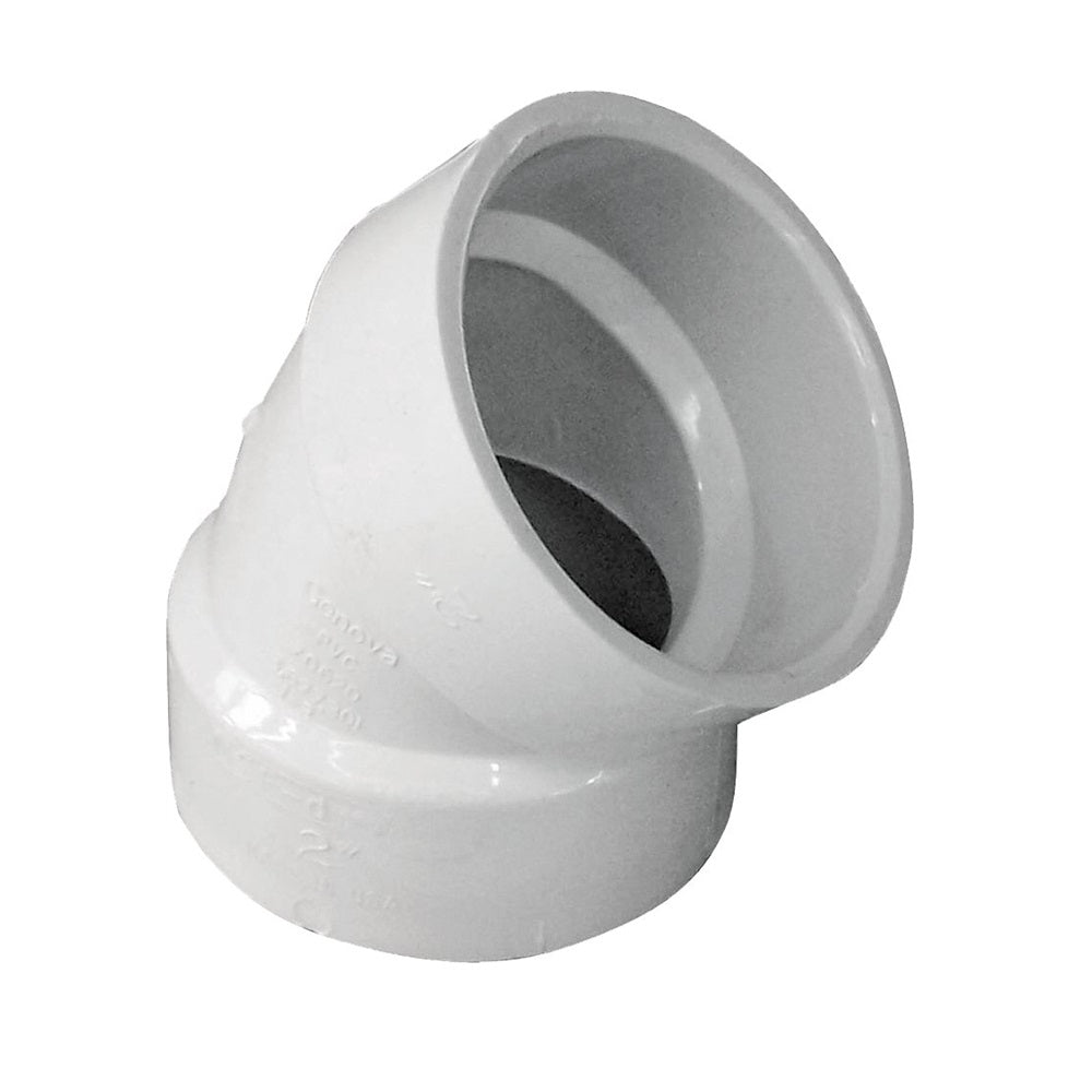 Genova 192522P/05886H Drain Pipe Elbow, 45 Degrees, 2 Inch