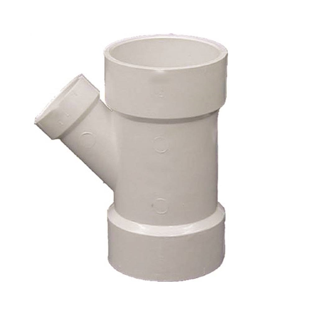 Genova 192333P/71041 PVC Pipe Wye, 4 Inch x 1-1/2 Inch