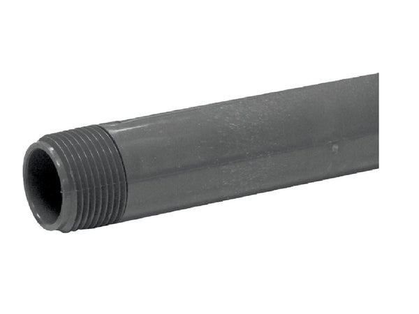 Genova P-1-8 PVC Schedule 80 Pipe Nipple, 8-Inch