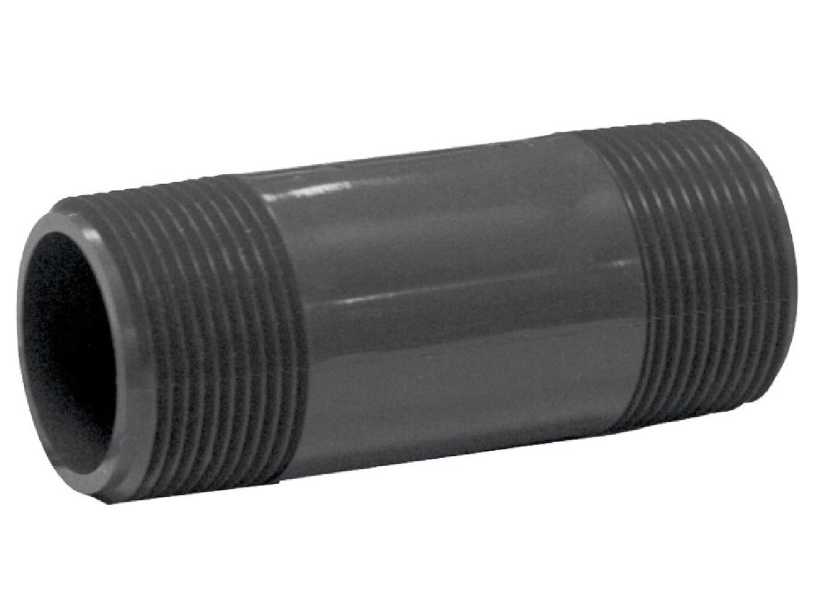 Genova P-114-3 PVC Schedule 80 Pipe Nipple, 3-Inch