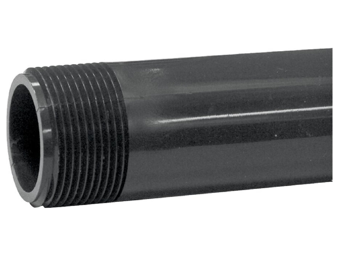 Genova P-114-6 PVC Schedule 80 Pipe Nipple, 6-Inch