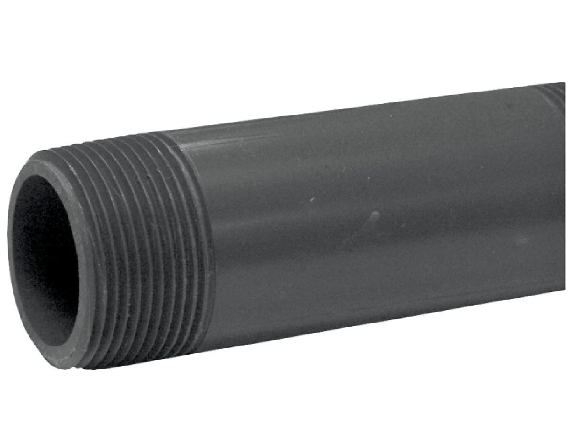 Genova P-114-4 PVC Schedule 80 Pipe Nipple, 4-Inch