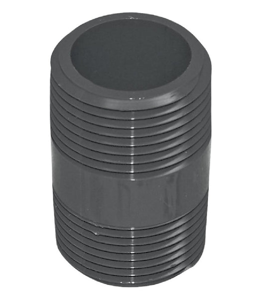 Genova P-34-2 PVC Schedule 80 Pipe Nipple, PVC