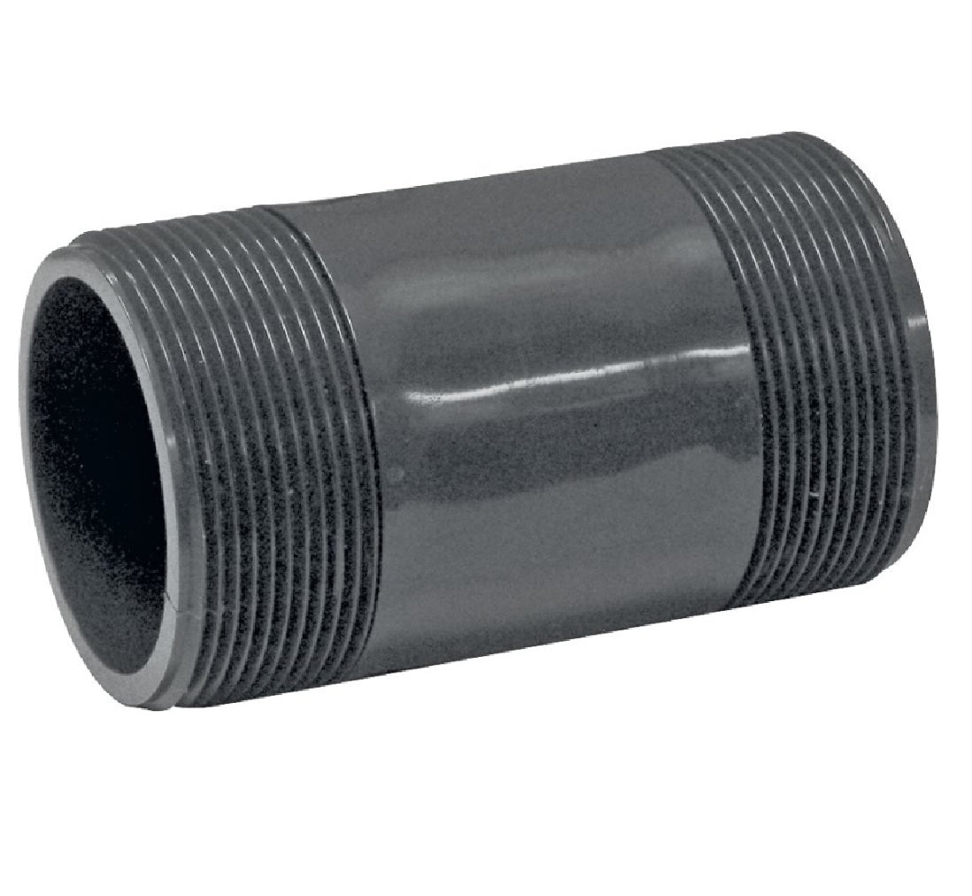 Genova P-2-4 PVC Schedule 80 Pipe Nipple, 2 Inch x 4 Inch