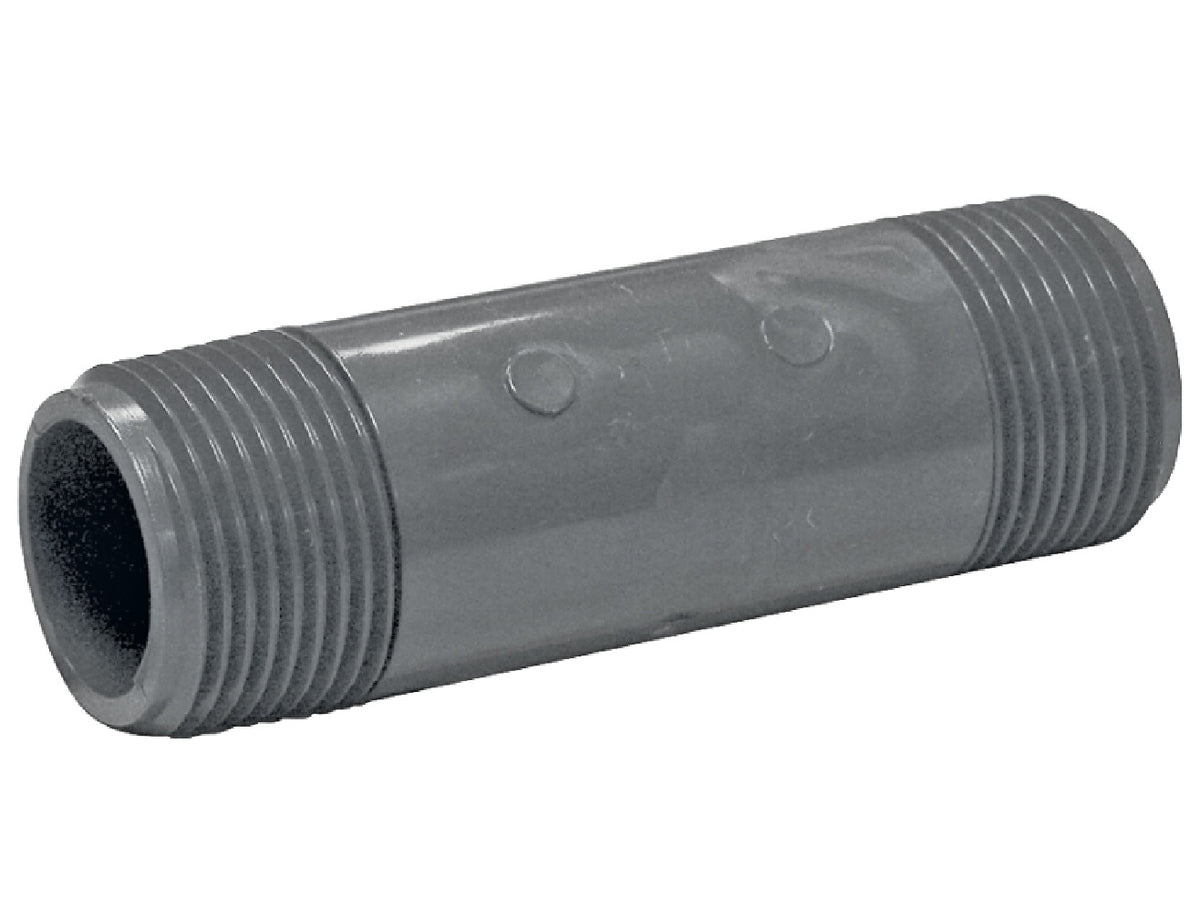Genova P-1-4 PVC Schedule 80 Pipe Nipple, 1 Inch x 4 Inch