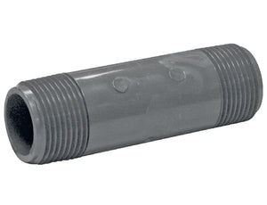 Genova P-1-4 PVC Schedule 80 Pipe Nipple, 1 Inch x 4 Inch