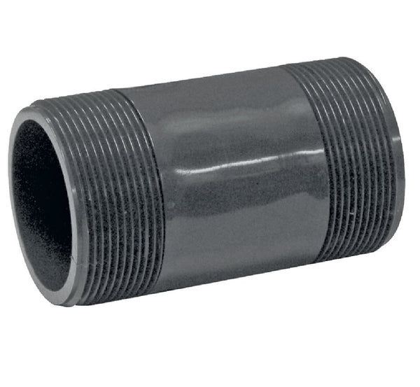 Genova P-2-4 PVC Schedule 80 Pipe Nipple, 2 Inch x 4 Inch