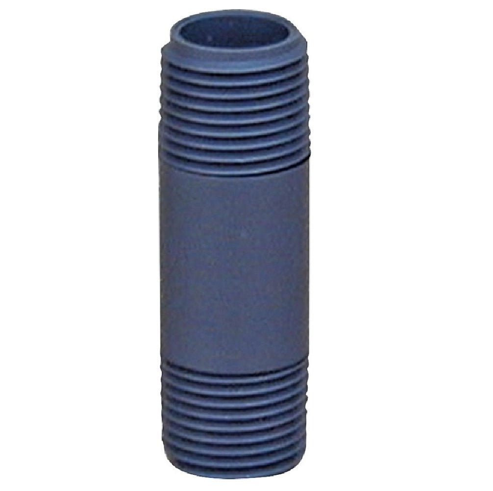 Genova P-34-6 Pipe Nipple, PVC, 3/4 Inch