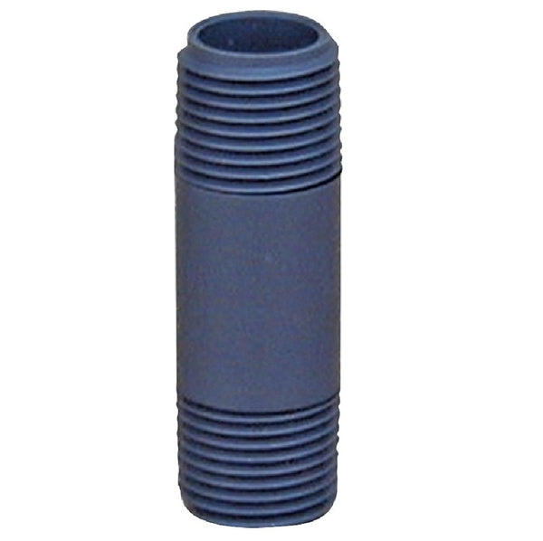 Genova P-34-6 Pipe Nipple, PVC, 3/4 Inch