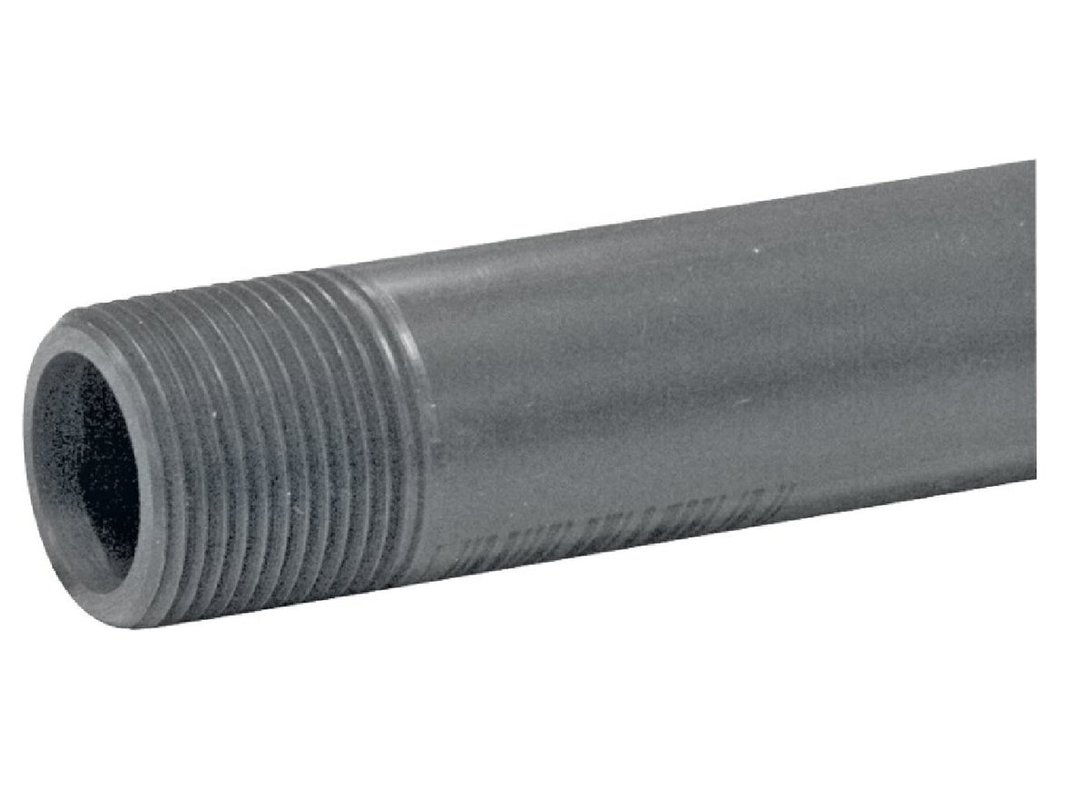 Genova PVC Schedule 80 Pipe Nipple, 1 Inch x 6 Inch