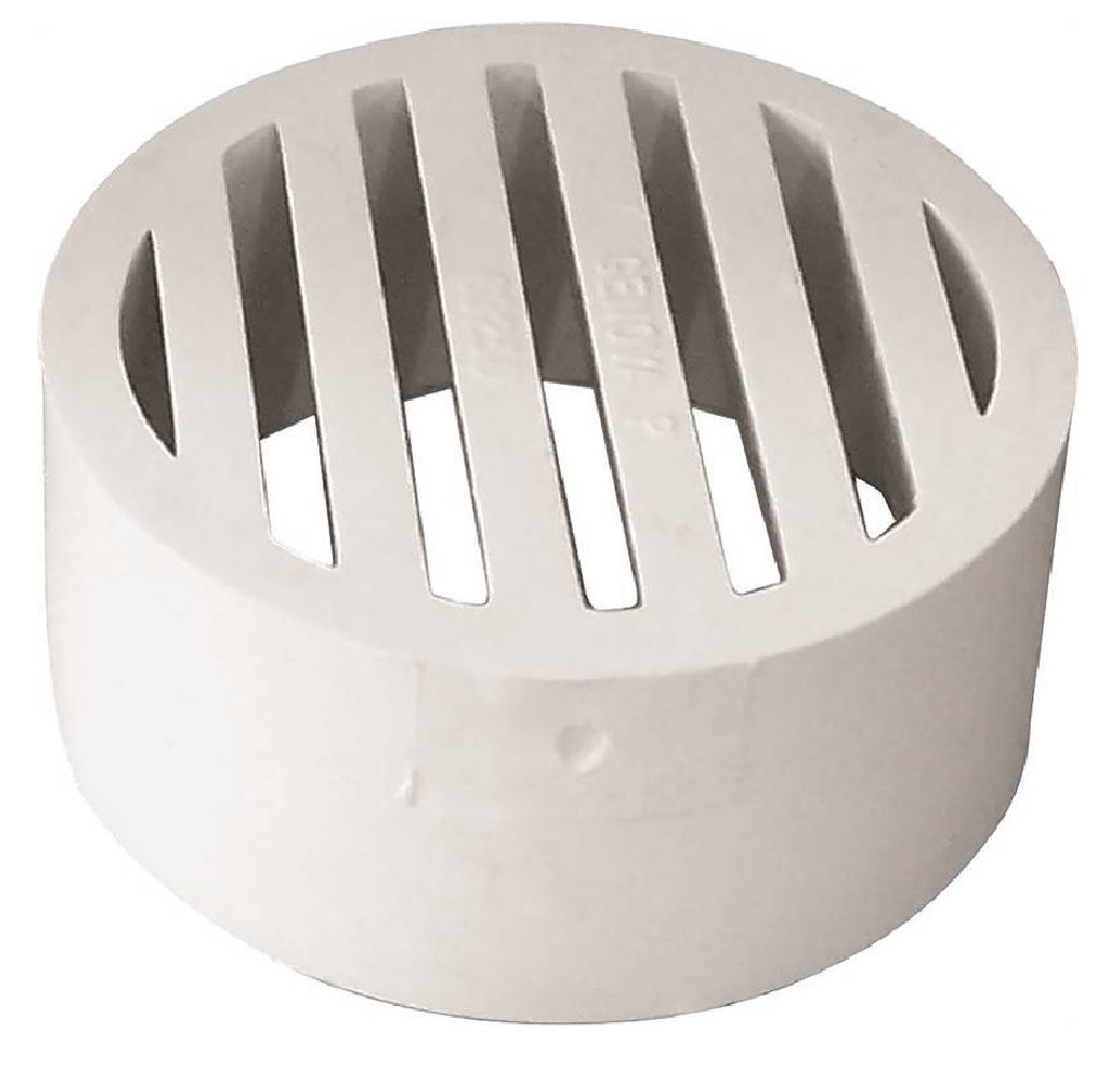 Genova Products 49240/S Floor Strainer Sewer, Pvc, 4 Inch