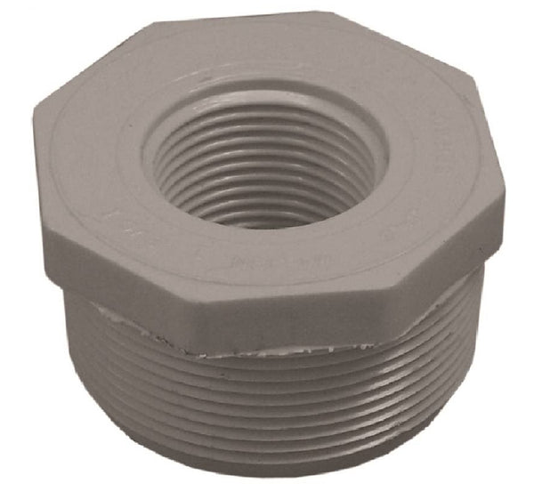 Genova 34355 Reducer Bushing, MIP x FIP, 1-1/2 Inch x 1/2 Inch, White