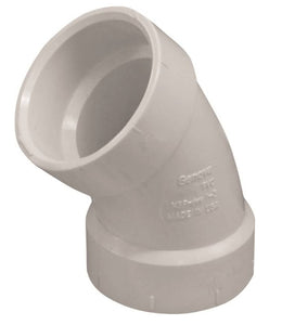 Genova 192502 700 Series 45 Degree Drain Pipe Elbow, 2 Inch