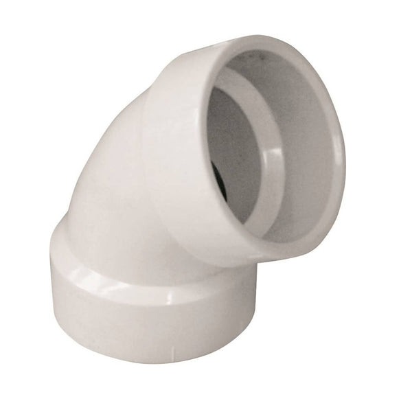 Genova 192604 700 Series 60 Degree Drain Pipe Elbow, 4 Inch
