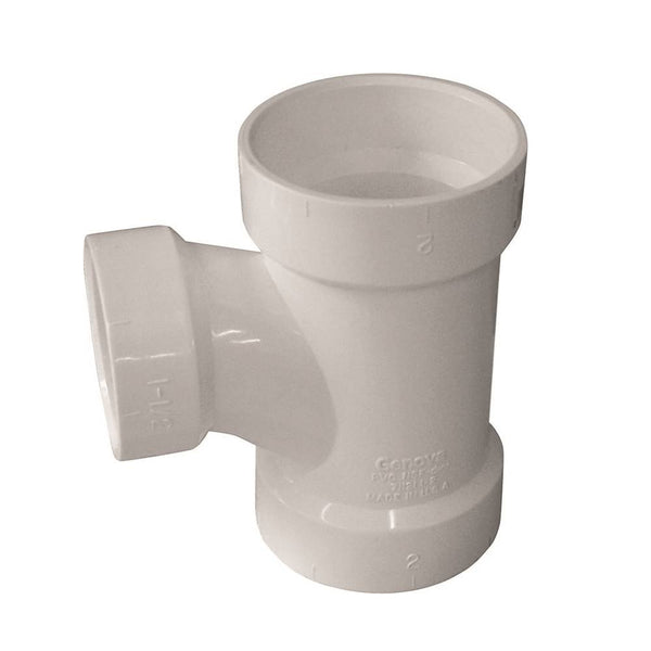 Genova 192131 700 Series Reducing Sanitary Tee, 3 Inch x 3 Inch x 1-1/2 Inch