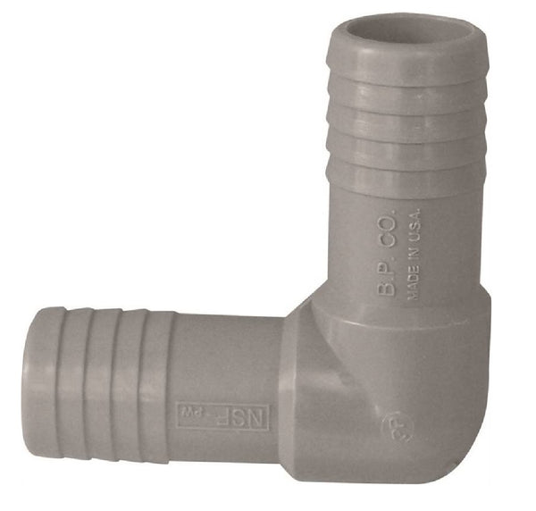 Genova UPPE-07 Insert Hose Elbow, Grey