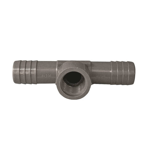 Genova UPVCFRT-101007 Combination Insert Pipe Tee, 1 in Insert x 1 in Insert x 3/4 in FIP