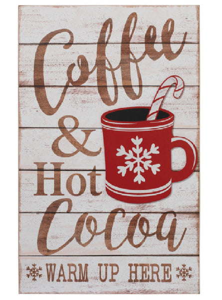Gerson 2490320 Christmas Coffee-Hot Cocoa, 18.9 Inch