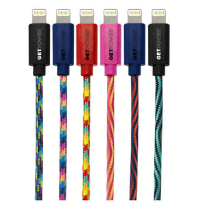 GetPower GP-XL-BRD-L Lightning to USB Cables, 10 feet