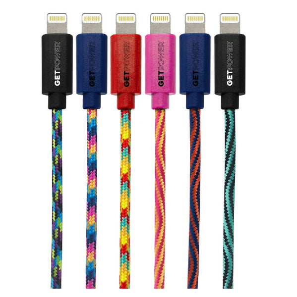 GetPower GP-XL-BRD-L Lightning to USB Cables, 10 feet