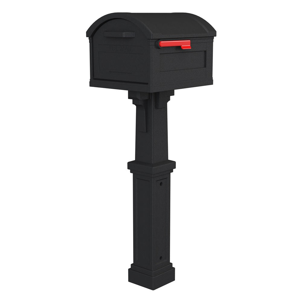 Gibraltar Mailboxes GHC40B01 Grand Haven All In One Mailbox, Black