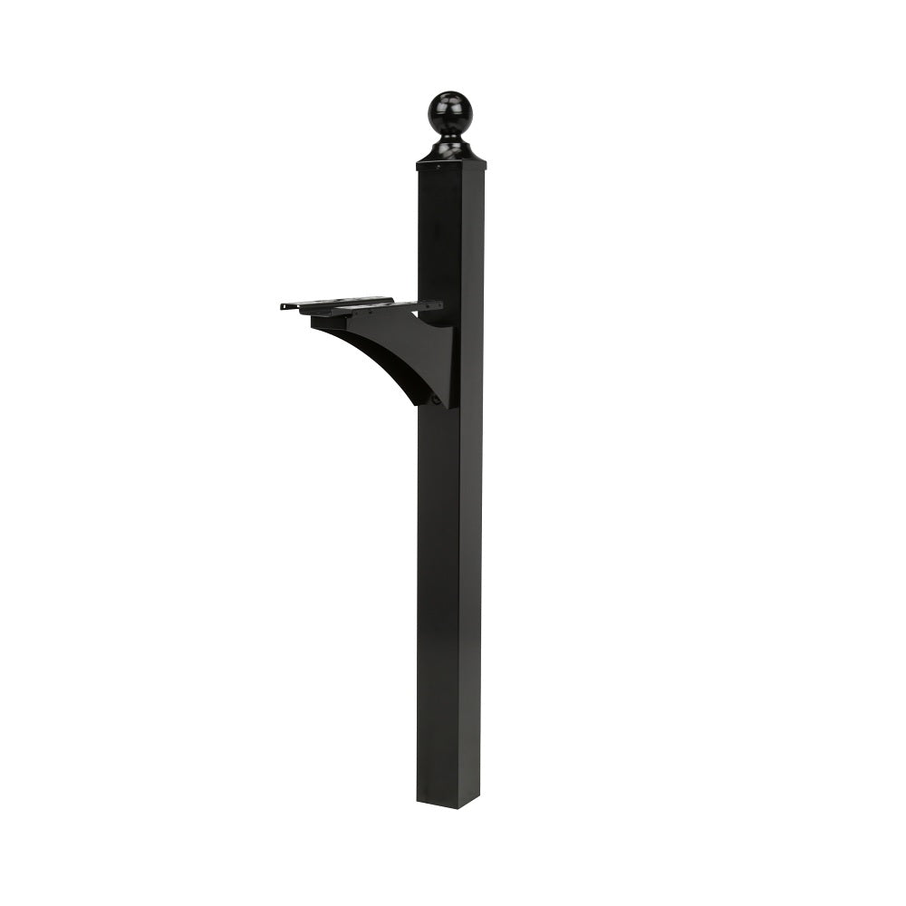 Gibraltar Mailboxes LP000BAM Landover Mailbox Post, Aluminum