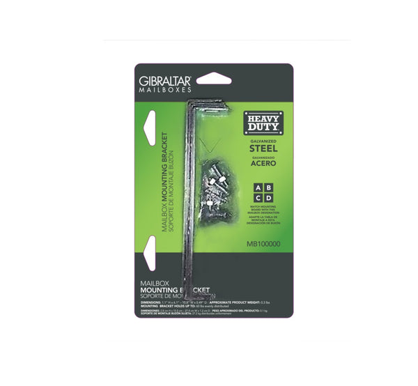 Gibraltar Mailboxes MB1000AM Mounting Hardware, Silver