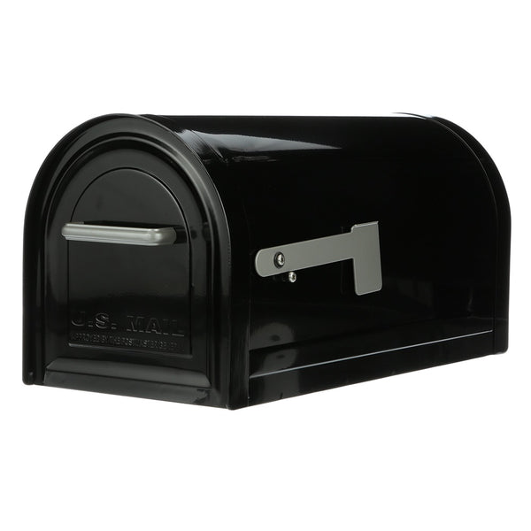 Gibraltar Mailboxes MB981BAM Reliant Post Mount Mailbox, Black