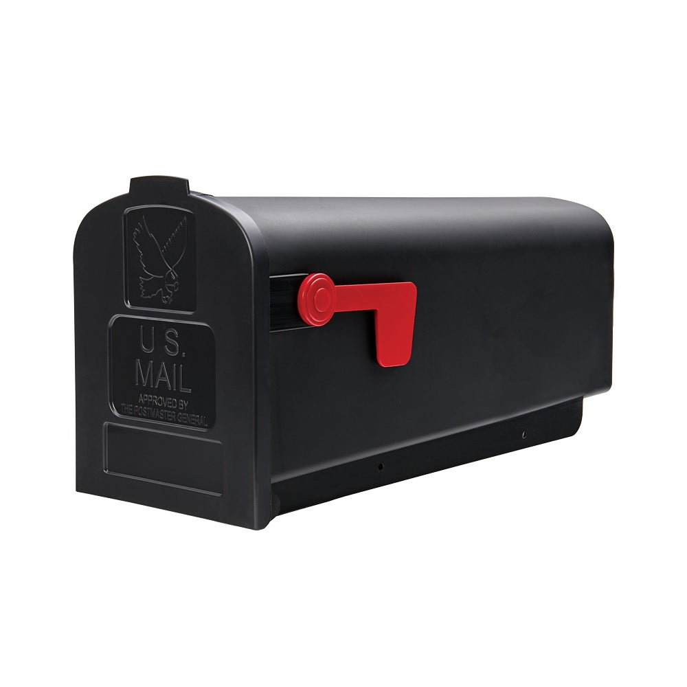 Gibraltar Mailboxes PL10B0AM Parson Rural Mailbox, Black