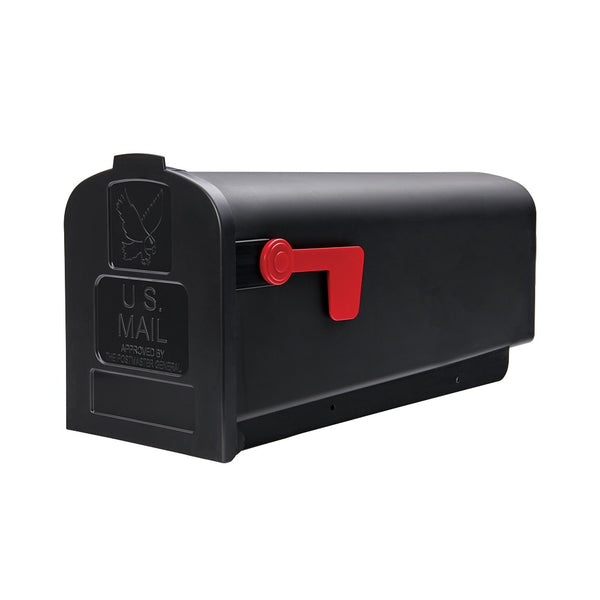 Gibraltar Mailboxes PL10B0AM Parson Rural Mailbox, Black