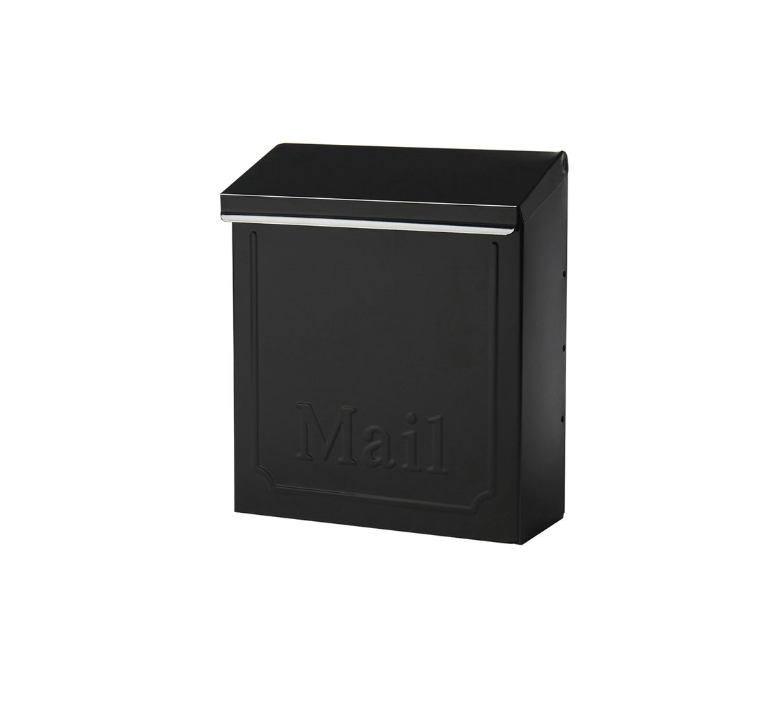 Gibraltar Mailboxes THVKB0AM Townhouse Wall Mount Mailbox, Black