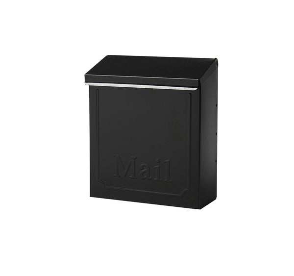 Gibraltar Mailboxes THVKB0AM Townhouse Wall Mount Mailbox, Black