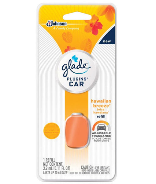 Glade 77473 Plug-Ins Car Air Freshener, 0.11 Oz