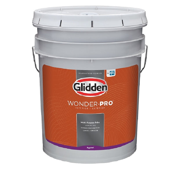 Glidden GLWP31WB/05 Wonder-Pro Series Paint, Eggshell