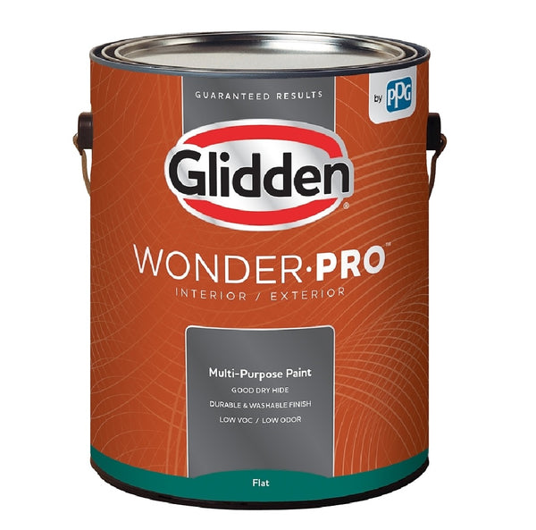 Glidden GLWP30WB/01 Wonder-Pro Series Paint, Pastel Base/White