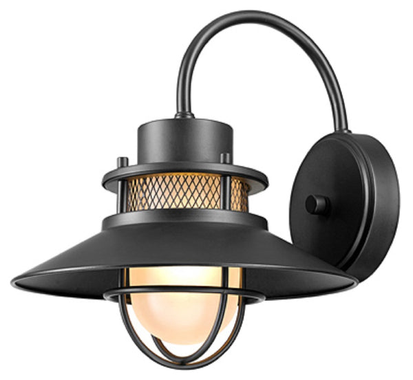 Globe Electric 44233 Liam Collection Outdoor Downward Matte Black Finish