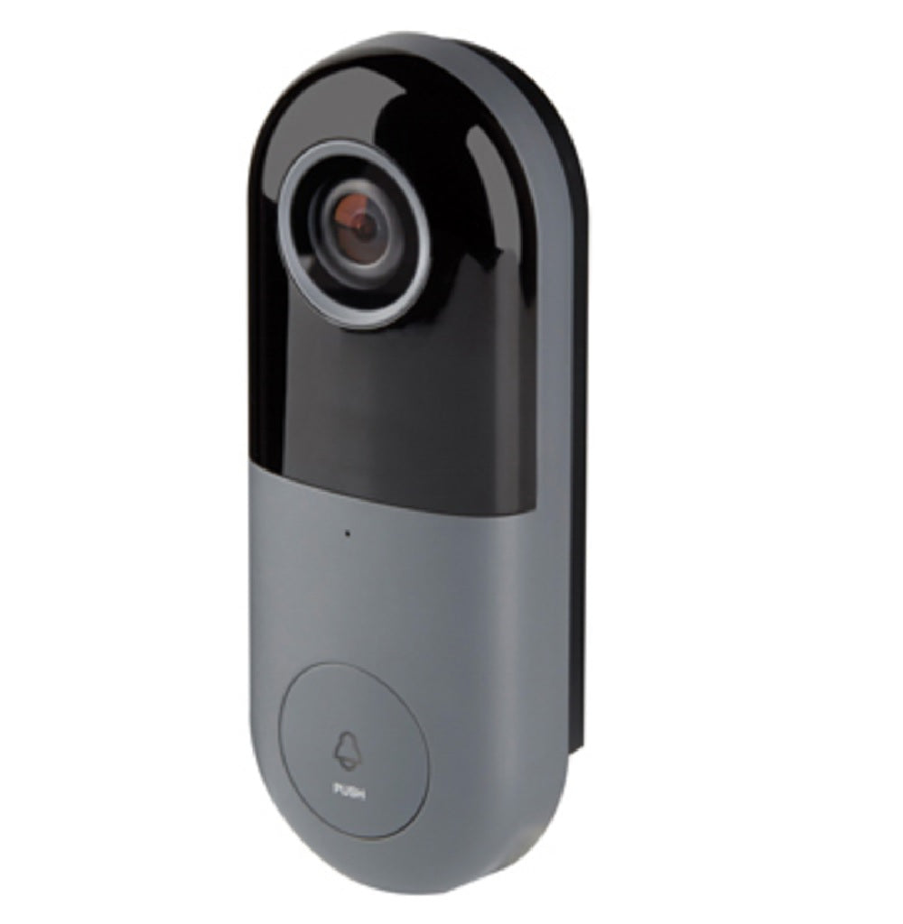 Globe Electric 50137 Smart Hardwire Outdoor Doorbell, 720P