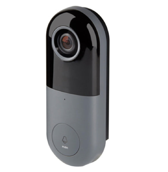 Globe Electric 50137 Smart Hardwire Outdoor Doorbell, 720P