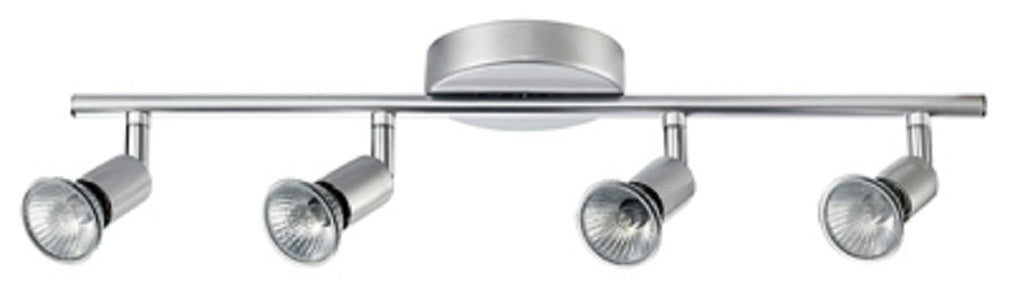 Globe Electric 58932 Track Bar Light, Painted Silver Finish